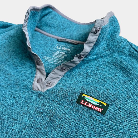 L.L.Bean Sweater Fleece Pullover - Picture 3 of 5